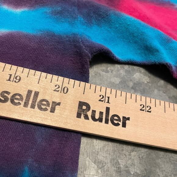 Pacific Wave Surf Shop Santa Cruz California Tie Dye Shirt Mens Large Vintage - Picture 8 of 9